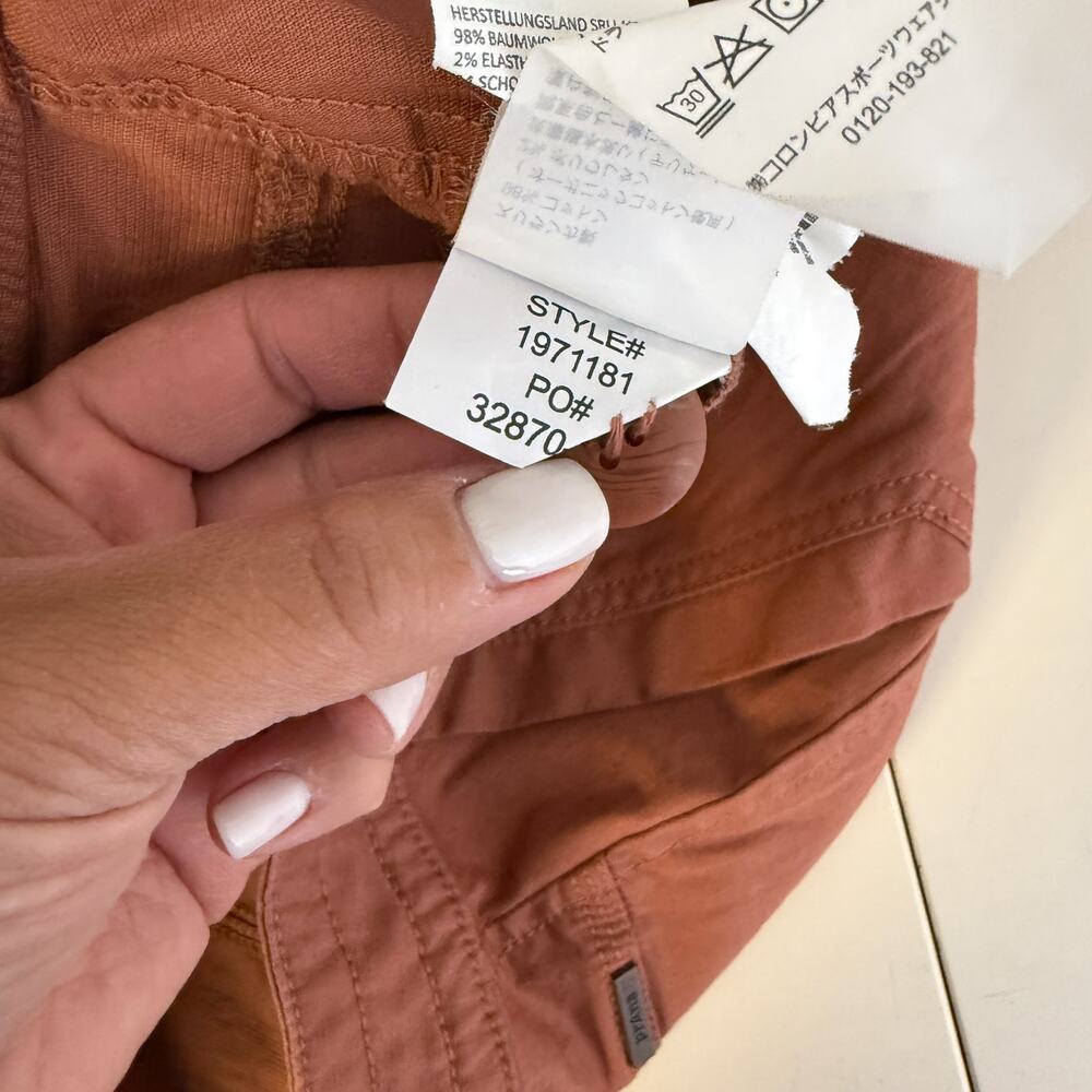 Prana Elle Shorts Womens Orange Red - 8 29 - Picture 7 of 9